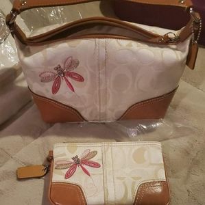 Coach dragonfly purse